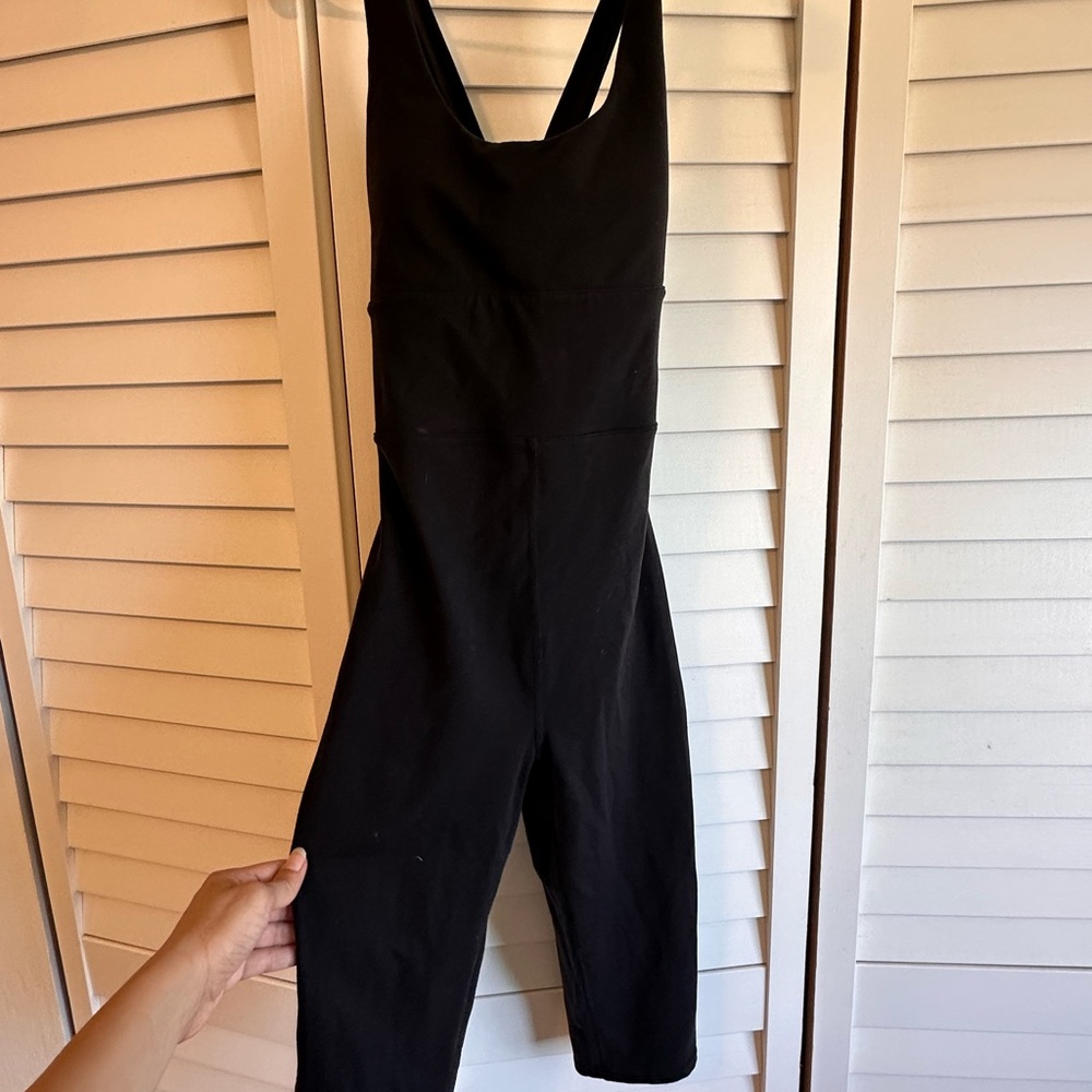 ALO Yoga Black Racerback Jumpsuit
